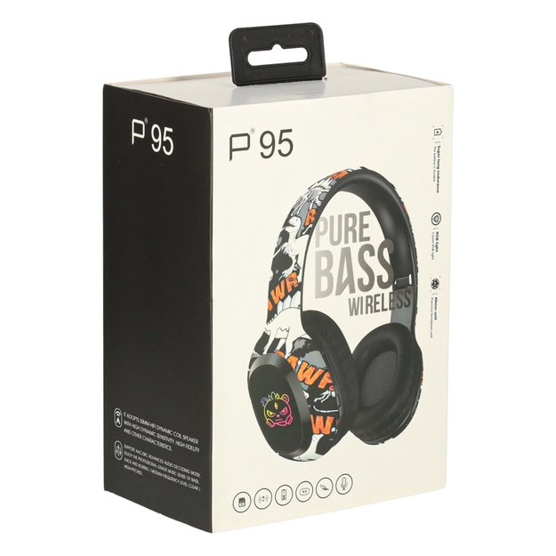  Bluetooth  belaidės ausinės į ausis  Gaming Sport , juodos spalvos