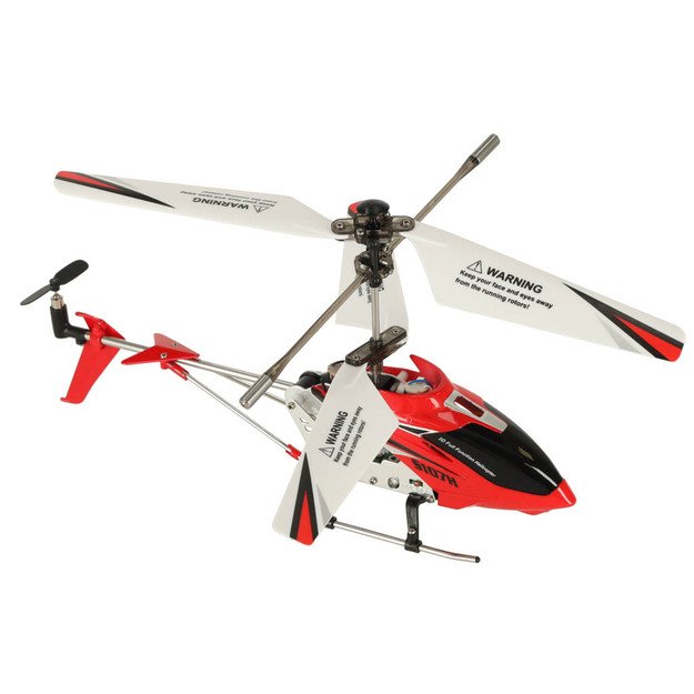 SYMA S107H RC sraigtasparnis 2.4GHz RTF raudonos spalvos