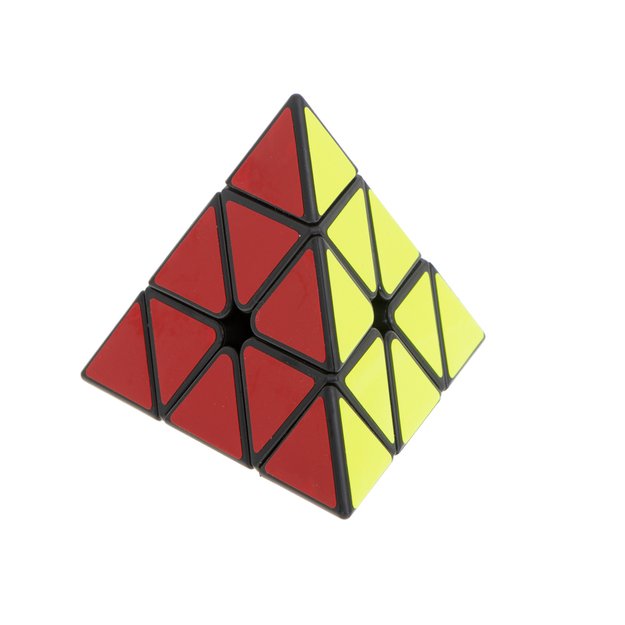 PYRAMINX dėlionės kubo žaidimas Black MoYu