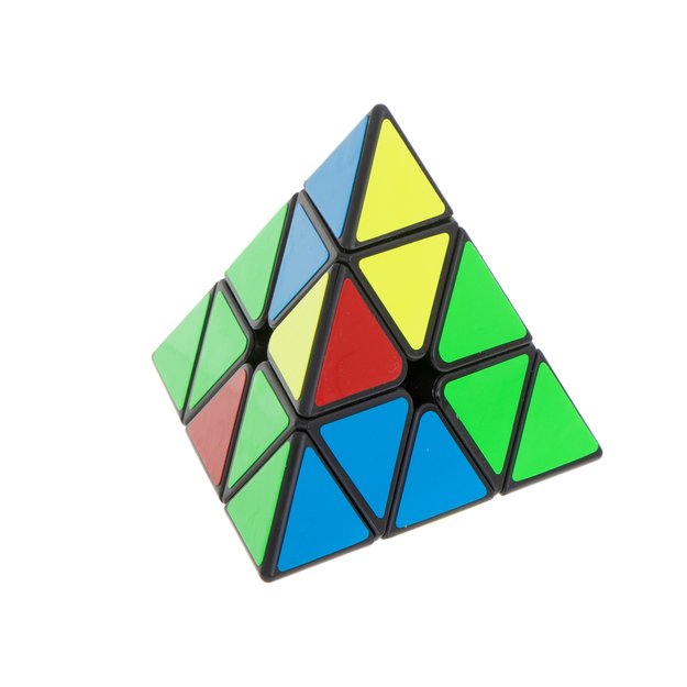 PYRAMINX dėlionės kubo žaidimas Black MoYu