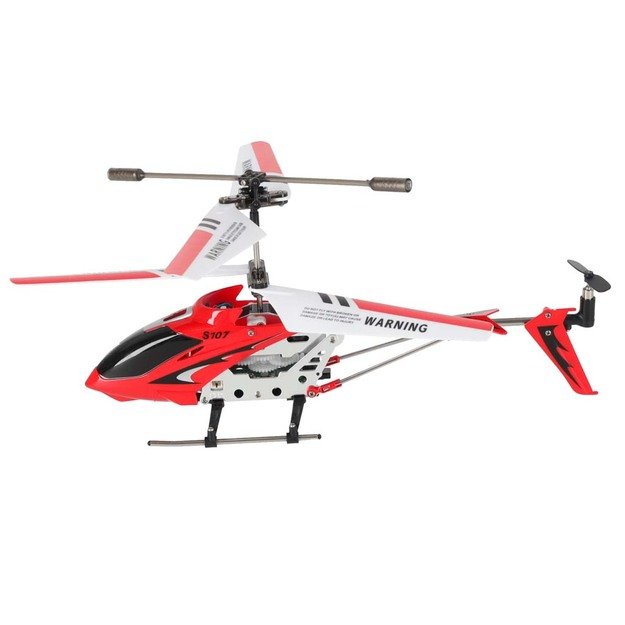 SYMA S107G RC sraigtasparnis raudonos spalvos
