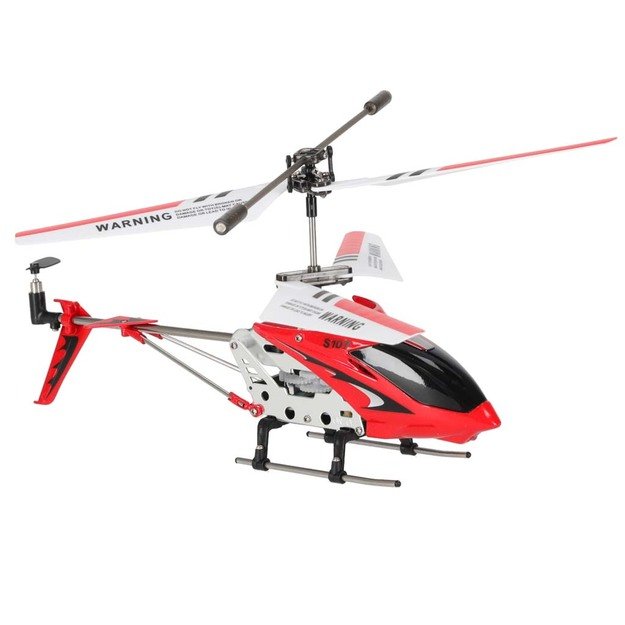 SYMA S107G RC sraigtasparnis raudonos spalvos
