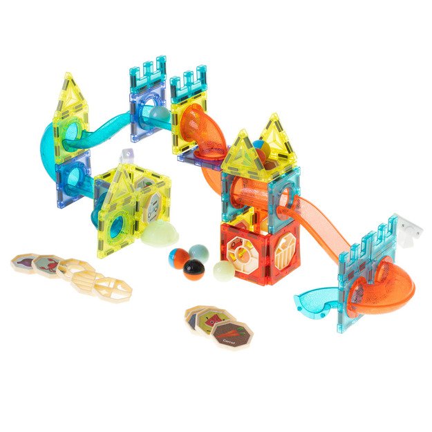 &Scaron;viečiantis magnetinis marmurinis rutuliukas 75el