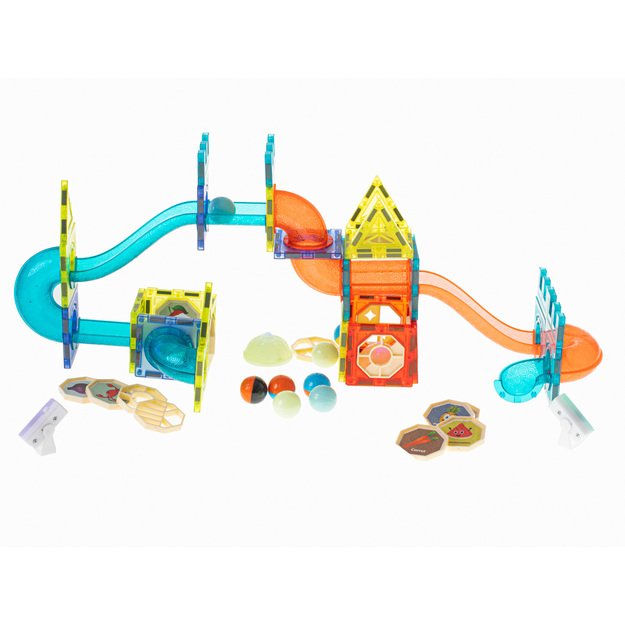 &Scaron;viečiantis magnetinis marmurinis rutuliukas 75el