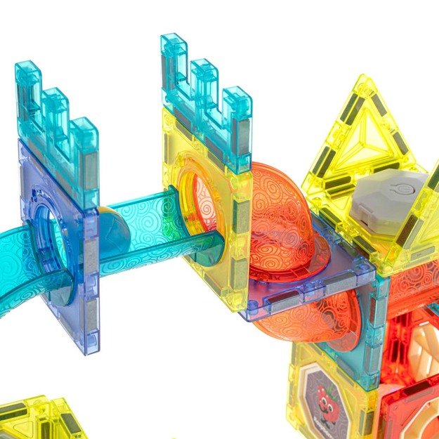 &Scaron;viečiantis magnetinis marmurinis rutuliukas 75el