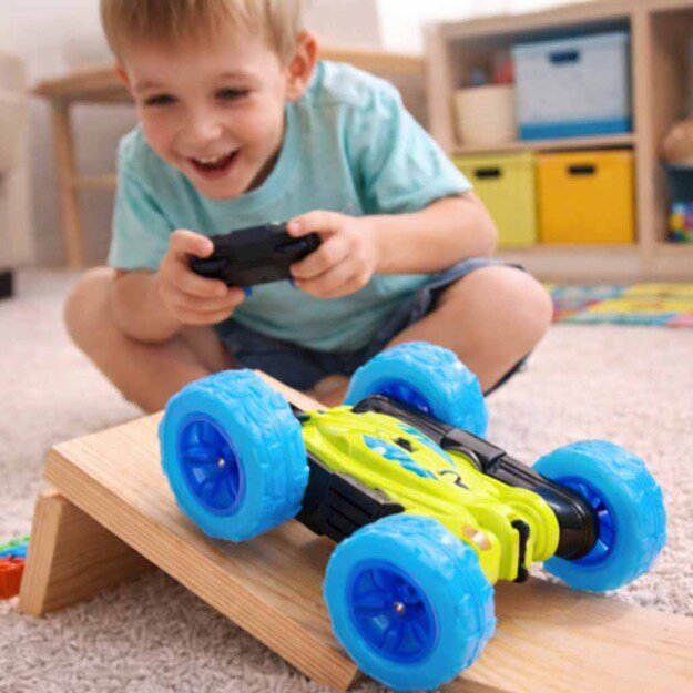 RC nuotoliniu būdu valdomas automobilis REVOLT TG1023 Flip Speeder Lights 2.4GHz LED Off-Road For All Terrain Acrobatics 360