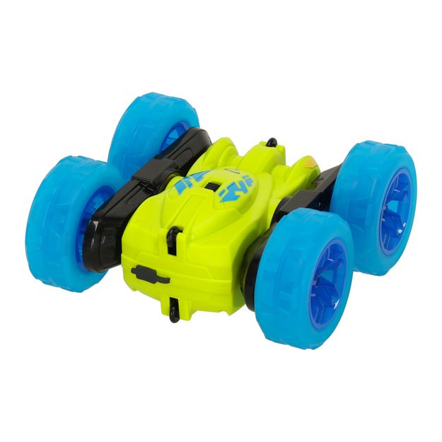 RC Revolt Flip Speeder nuotolinio valdymo automobilis su šviečiančiais ratais