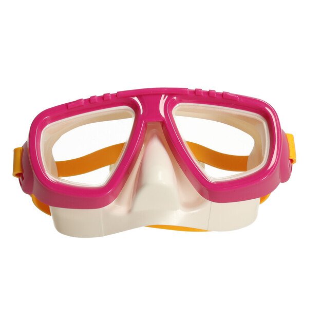 BESTWAY 22011 Nardymo kaukė, plaukimo akiniai rožinės spalvos