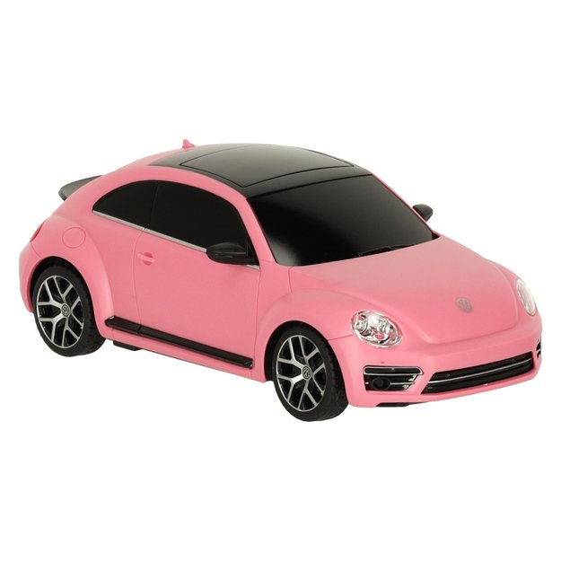 Rastar 76200-4 Volkswagen Beetle-UV nuotolinio valdymo automobilis 1:24 rožinis 1