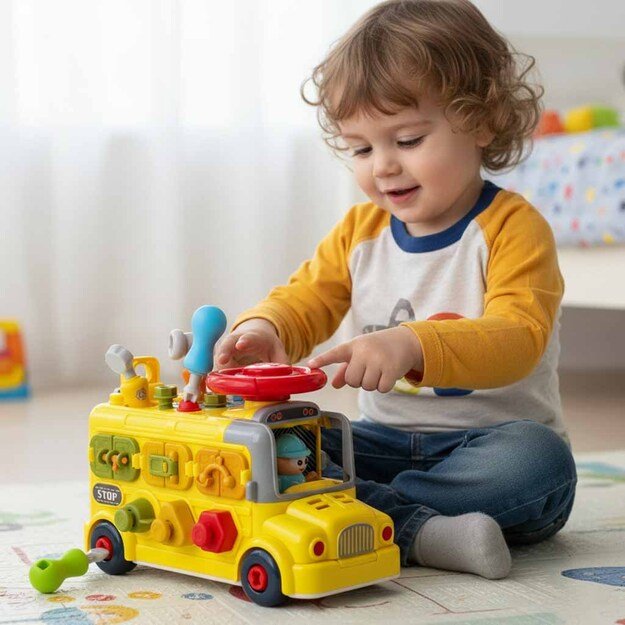 Manipuliacinis autobusas  6-in-1  su atsuktuvu