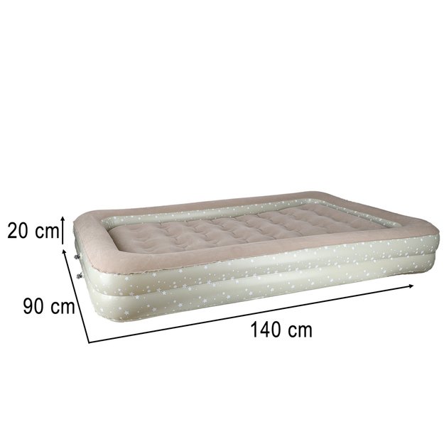 Pripučiamas vaiki&scaron;kas miegamasis čiužinys vieno asmens lovos pompa