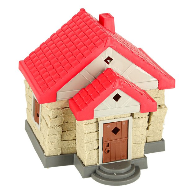 Vaikų smėlio 750g namo formelės figūrėlės kūrybinis rinkinys