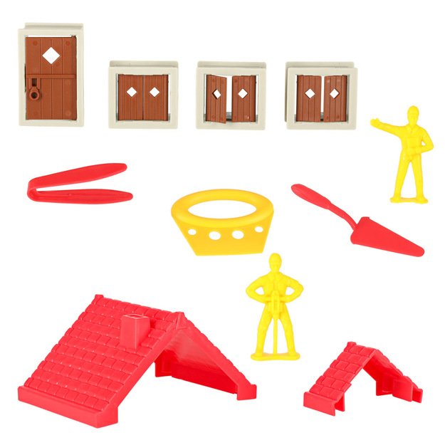 Vaikų smėlio 750g namo formelės figūrėlės kūrybinis rinkinys