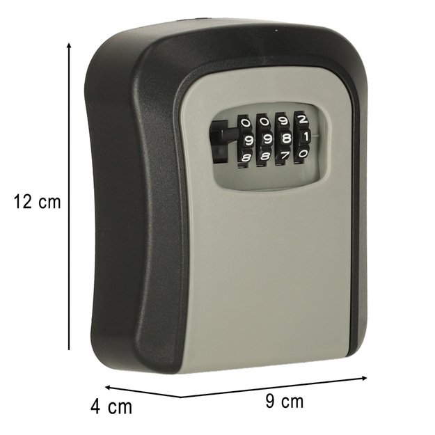 Raktų dėžutės seifo kodinė spyna &scaron;ifras sieninis dėklas