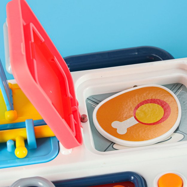 Sensorinė manipuliavimo lenta montessori virtuvės laikrodis &scaron;viesos garsas