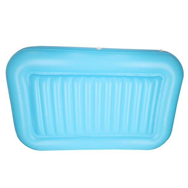 Pripučiamas plaukimo čiužinys, gultas su pagalvėle 175 cm mėlynos spalvos