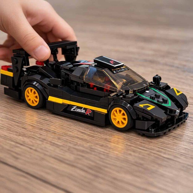 Rastar automobilis 93900-B Pagani Zonda R 1:28 blokai 387el.