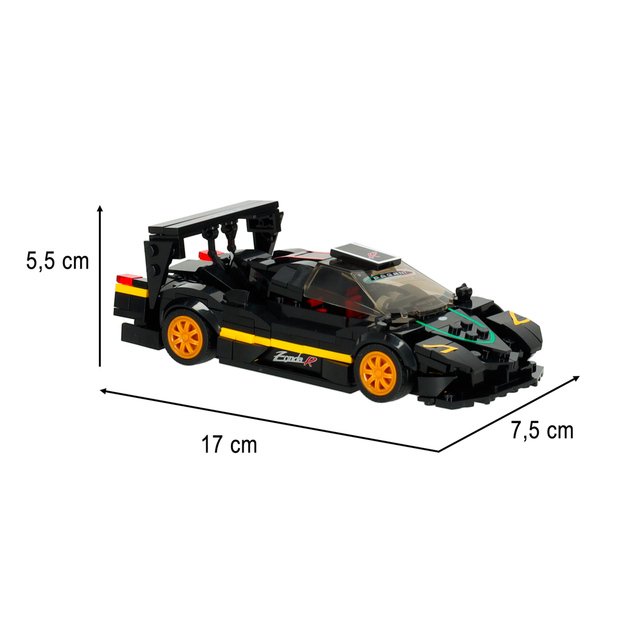 Rastar automobilis 93900-B Pagani Zonda R 1:28 blokai 387el.