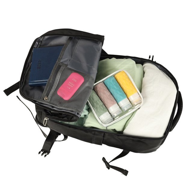 Kabinos bagažo rankinė kelioninė kuprinė, atspari vandeniui 45x32cm