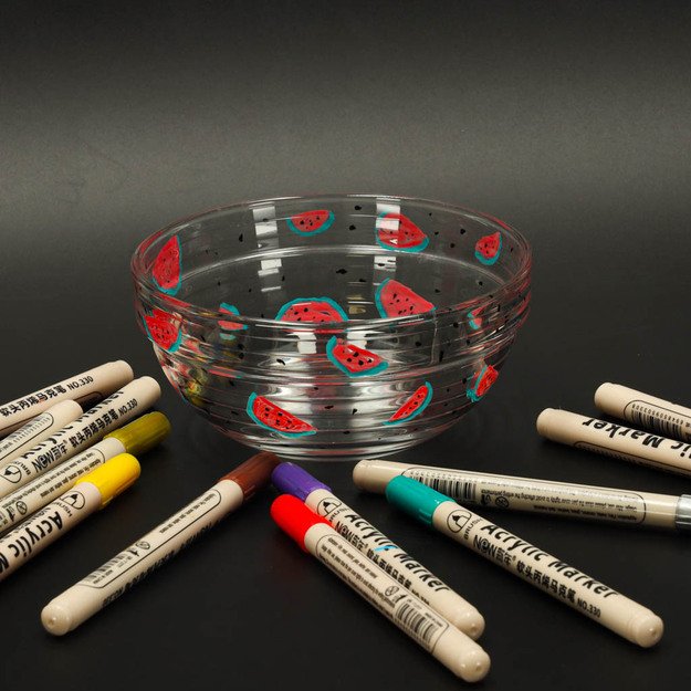 Akriliniai audinių žymekliai akmeniniai žymekliai  pasidaryk pats  vandeniui atsparūs žymekliai 12 vnt.