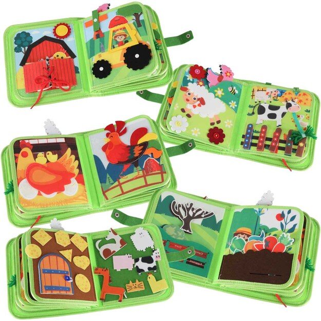 Sensorinė mokomoji manipuliatyvi ūkio knygelė