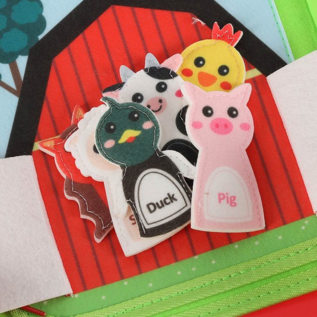 Sensorinė mokomoji manipuliatyvi ūkio knygelė