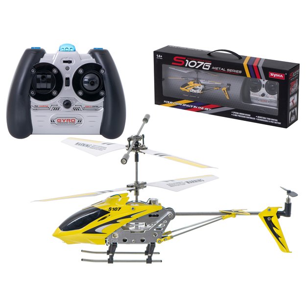 SYMA S107G RC sraigtasparnis geltonos spalvos