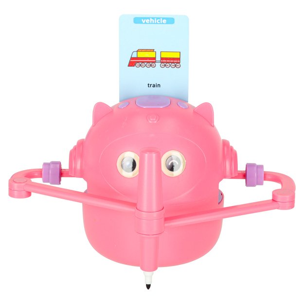 &Scaron;vietimo robotas interaktyvus mokymasis pie&scaron;ti ra&scaron;ymo fiche rinkinio žymekliai rožinės spalvos