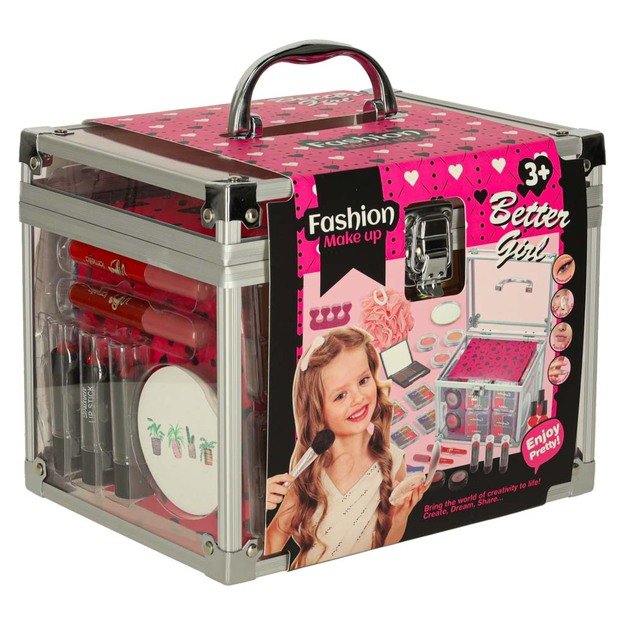 Makiažo rinkinys kosmetikos namų SPA lagaminas XXL