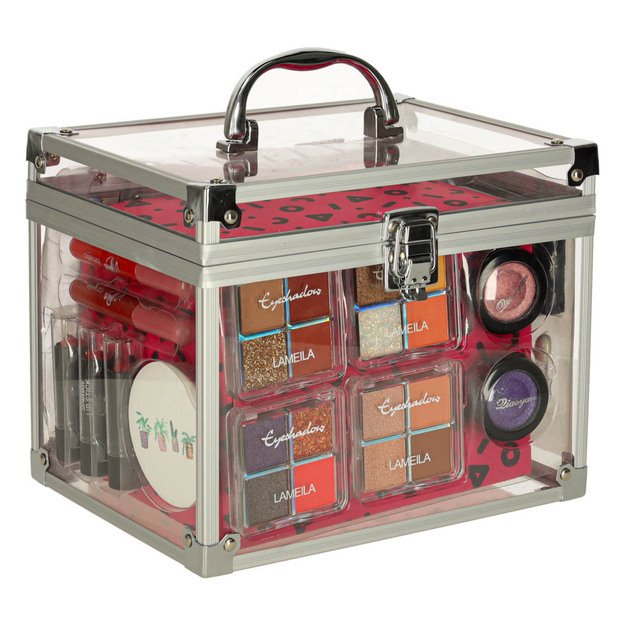 Makiažo rinkinys kosmetikos namų SPA lagaminas XXL