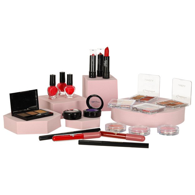 Makiažo rinkinys kosmetikos namų SPA lagaminas XXL