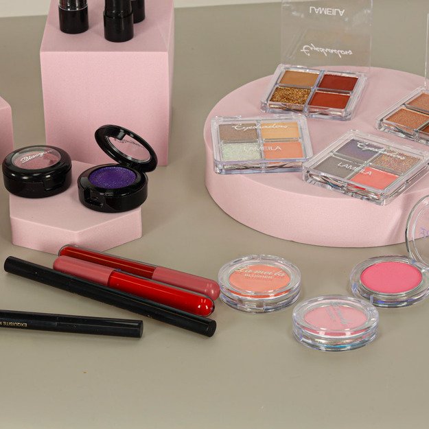 Makiažo rinkinys kosmetikos namų SPA lagaminas XXL