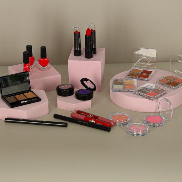 Makiažo rinkinys kosmetikos namų SPA lagaminas XXL