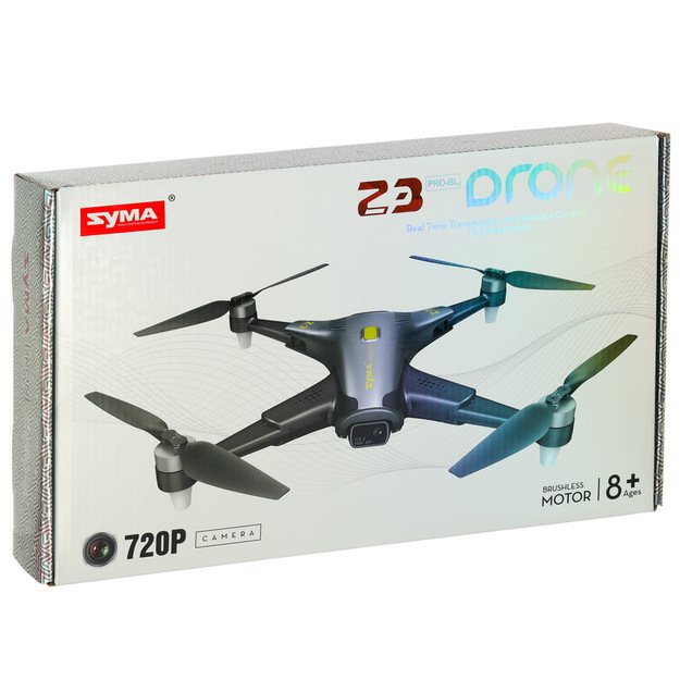  Syma Z3PRO  2,4 GHz 4CH Wi-Fi RC dronas juodas