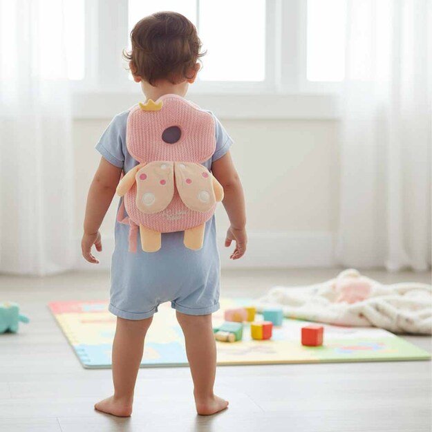 Galvos apsaugos pagalvėlė mokantis vaik&scaron;čioti saugos kuprinė nuo kritimo fėja