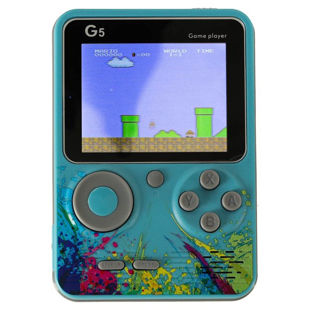 Retro mini ne&scaron;iojamoji žaidimų konsolė