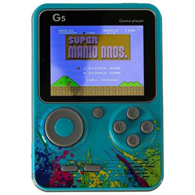 Retro mini ne&scaron;iojamoji žaidimų konsolė