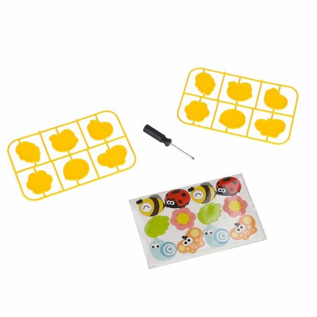 Vaiki&scaron;kas arkadinis žaidimas besisukantis stulpas ladybird target throw 5in1