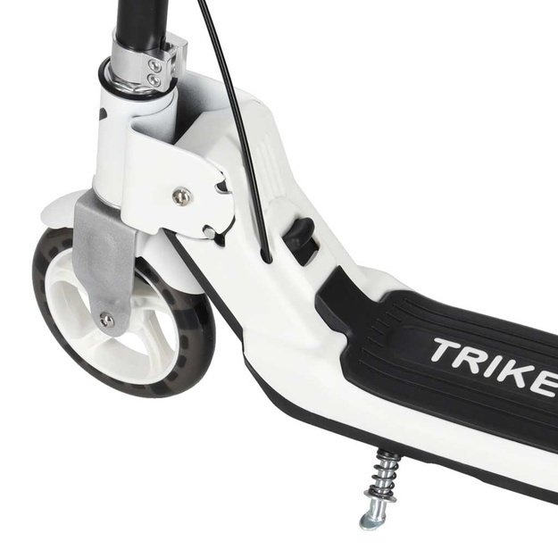 TRIKE FIX vaiki&scaron;kas dviejų ratų LED sulankstomas paspirtukas su dvigubais stabdžiais juodas