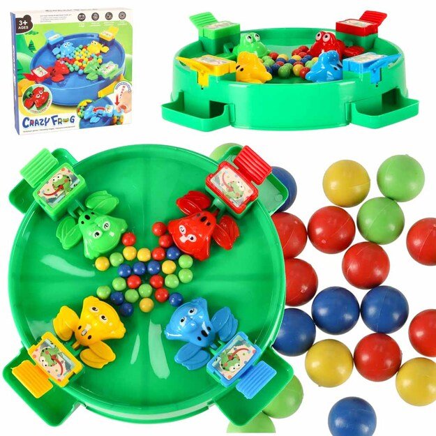 &Scaron;okinėjančios varlės arkadinis žaidimas 4 žaidėjai