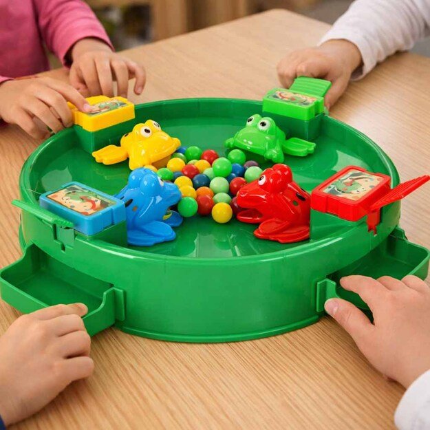 &Scaron;okinėjančios varlės arkadinis žaidimas 4 žaidėjai