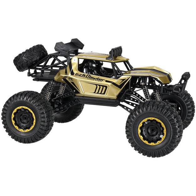 RC automobilis Rock Crawler 2.4GHz 1:8 51cm aukso spalvos