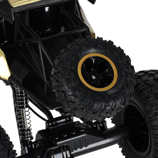 RC automobilis Rock Crawler 2.4GHz 1:8 51cm aukso spalvos