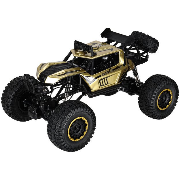 RC automobilis Rock Crawler 2.4GHz 1:8 51cm aukso spalvos