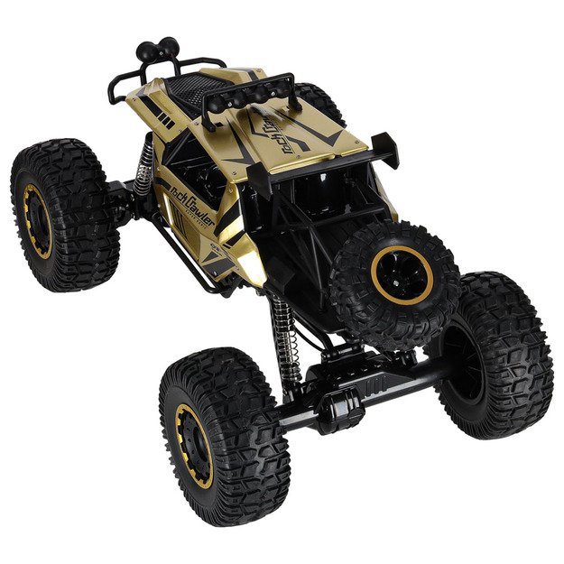 RC automobilis Rock Crawler 2.4GHz 1:8 51cm aukso spalvos