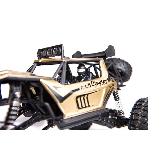 RC automobilis Rock Crawler 2.4GHz 1:8 51cm aukso spalvos