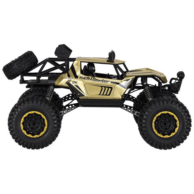 RC automobilis Rock Crawler 2.4GHz 1:8 51cm aukso spalvos
