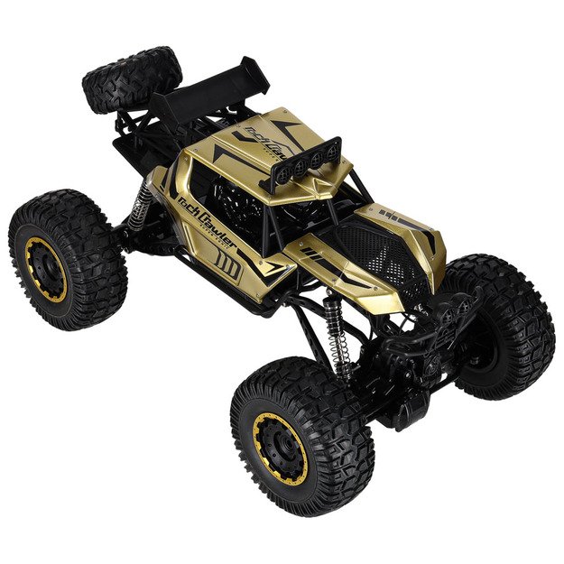 RC automobilis Rock Crawler 2.4GHz 1:8 51cm aukso spalvos