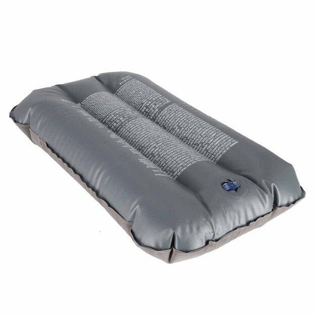 BESTWAY 67121 Kelioninė pripučiama veliūrinė pagalvėlė pilka