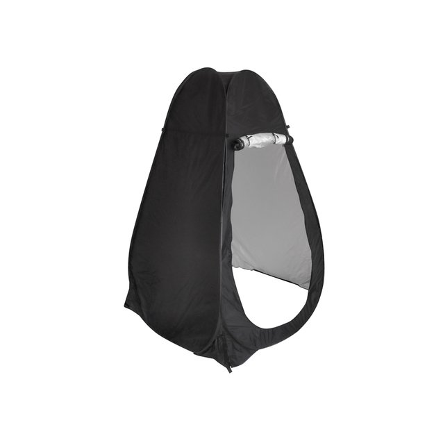 Palapinė du&scaron;as persirengimo kambarys ne&scaron;iojamasis wc juodas